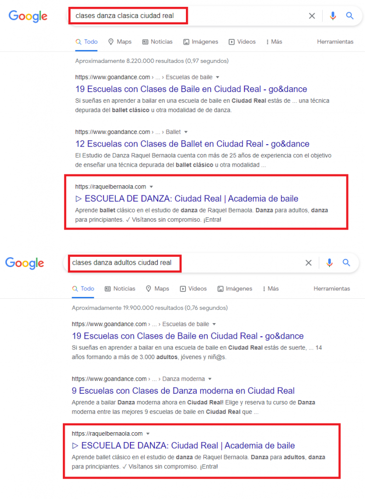 Auditoría web Clínica José María Macías 8