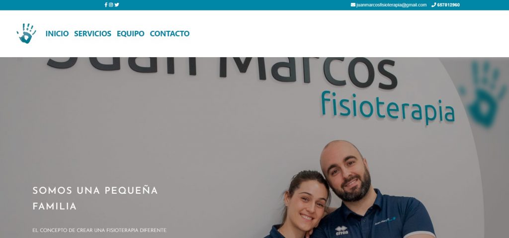 Auditoría web Clínica Juan Marcos Fisioterapia 0