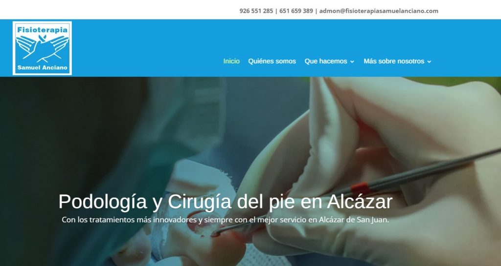 Auditoría web Clínica Samuel Anciano 0