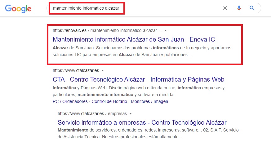 Auditoría web Clínica Samuel Anciano 6