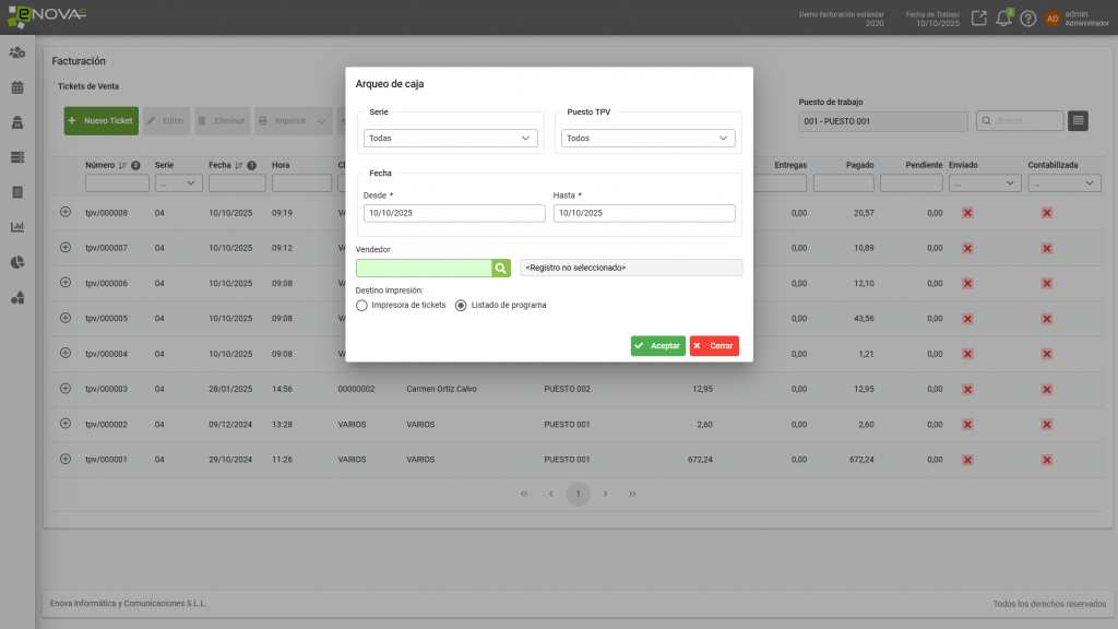 Módulo Software TPV 10