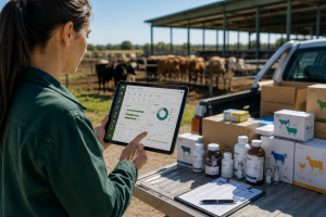 Software de trazabilidad para farmacéutica ganadera con control de productos veterinarios y facturación